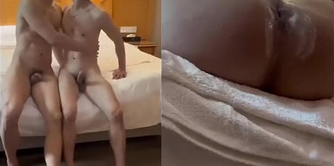 [Jie Zai 968] 013 The muscular man has his anus licked and the handsome guy then uses a big cock to fuck him without a condom until his anus is turned inside out and ejaculated