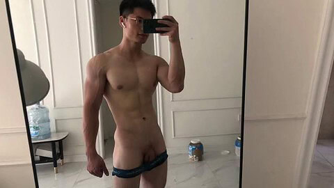 [CHINESE] 優質陽剛健身肌肉大屌猛男教練誘人身材